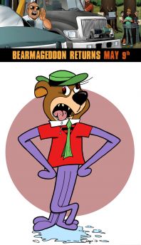 Yogi-Diddly has it better than a millionaire / That's because he's smarter than the average squid-bear.