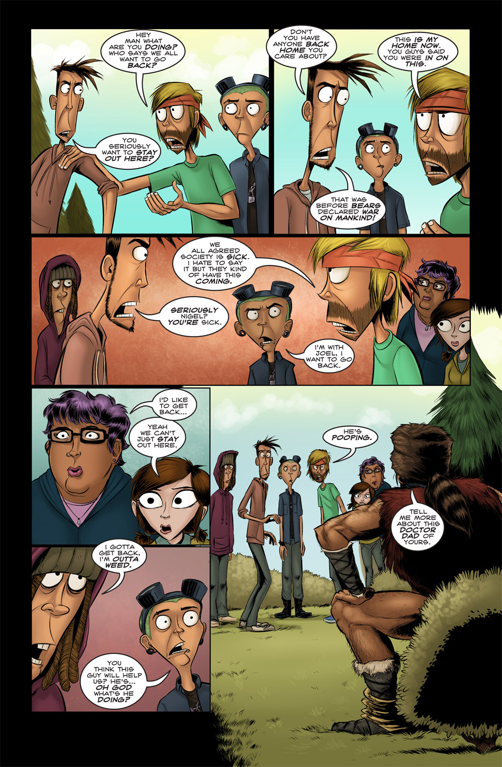 uh oh first poop joke the comic is going downhill fast! uh oh first poop joke the comic is going downhill fast!